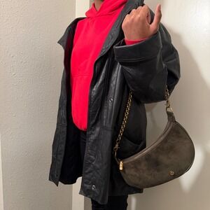Classic 90s Cinema Look | Traditional Trends Women's Black Leather Jacket M